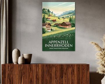 Appenzell Innerrhoden Vintage Travel Poster von Poster Art Shop