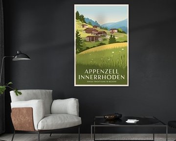 Appenzell Innerrhoden von Poster Art Shop