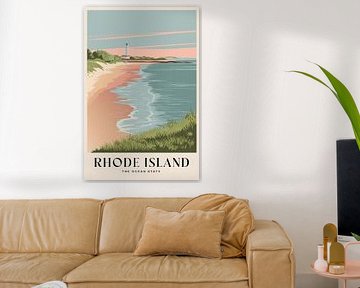 Rhode Island Vintage Travel Poster sur Poster Art Shop
