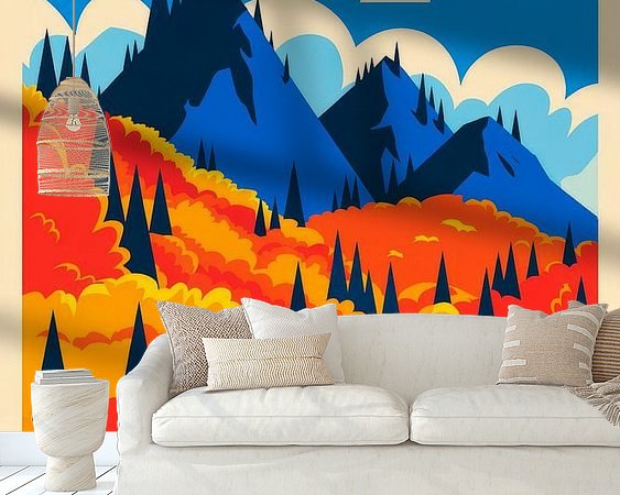 Example of the artwork in a room