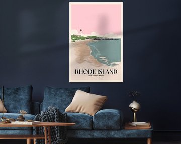 Rhode Island by Poster Art Shop