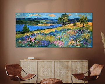 Landschaft im Monet-Stil | Ansichten von ARTEO Gemälde