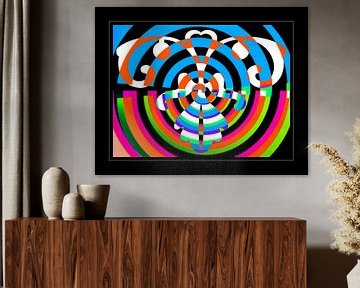 Psychedelic Owl Art sur Nicky`s Prints