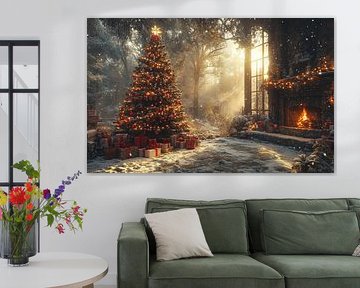 Cozy Christmas Living Room