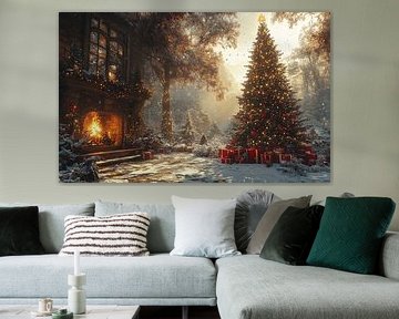 Cozy Christmas Living Room
