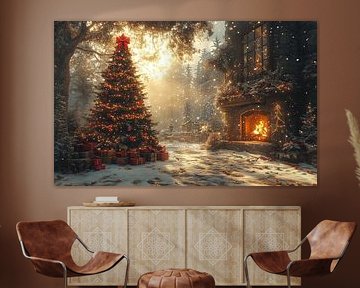 Cozy Christmas Living Room