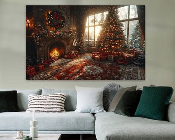 Cozy Christmas Living Room