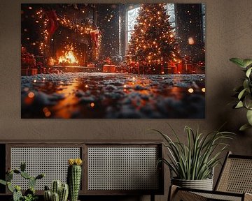 Cozy Christmas Living Room