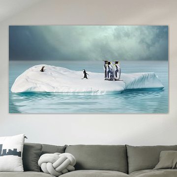 pinguine präriehund eisscholle