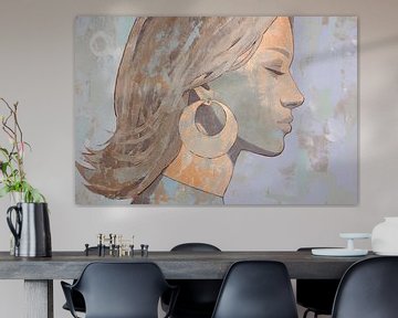 Vrouwenportret | Urban Serenity van De Mooiste Kunst