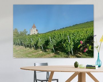 die Kreuzkapelle auf dem Wissberg,Rheinhessen Weinregion,Deutschland