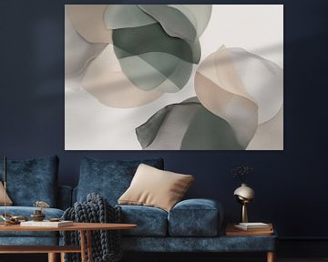 Abstract layers in natural tones by Imperial Art House