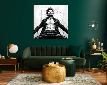 Forbidden: Sexy man 1 van CvD Art - Kunst voor jou