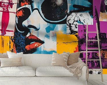 Example of the artwork in a room