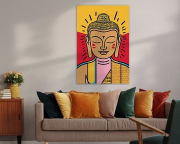 Boeddha kunst in Pop Art-stijl van Imperial Art House