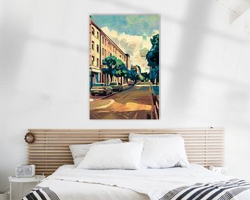 Colourful street in modern style by Imperial Art House