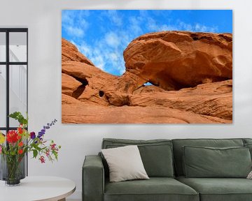 De surrealistische Valley of Fire in Nevada van Gerry van Roosmalen