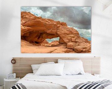 Rotsboog in The valley of fire van Gerry van Roosmalen