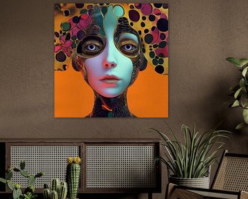 Vrouwenportret met hoofdtooi