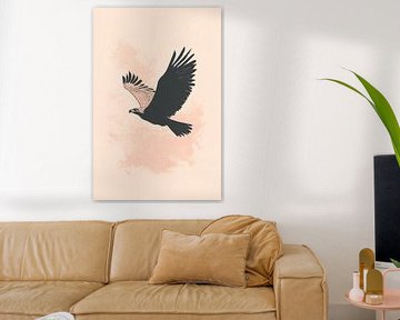 Vliegende adelaar silhouet van Imperial Art House