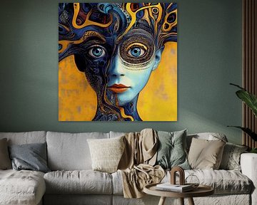 Vrouwenportret met hoofdtooi
