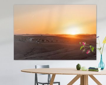 Zonsondergang in de Woestijn