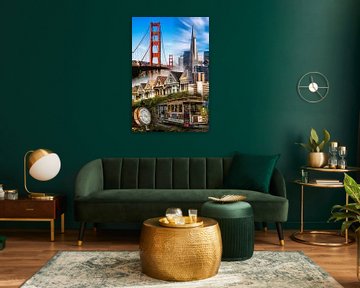 Collage San Francisco van Dieter Walther