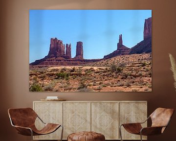 Een rit naar Monument valley van Gerry van Roosmalen