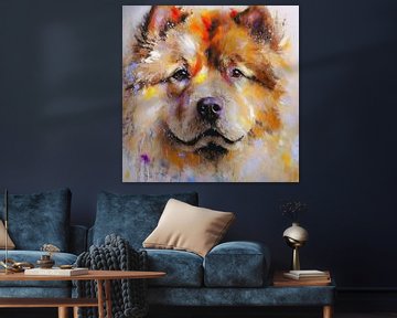 Chow chow (dog) by Marjolein Deelen