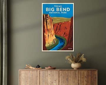 Texas van Poster Art Shop