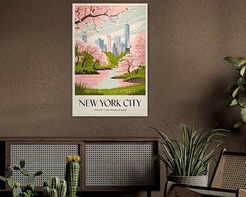 Affiche de voyage vintage de New York City sur Poster Art Shop