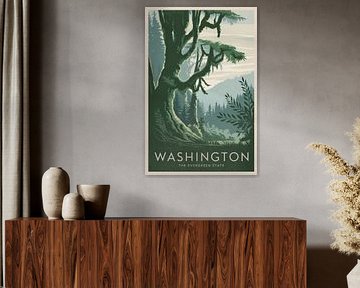 Washington by Poster Art Shop