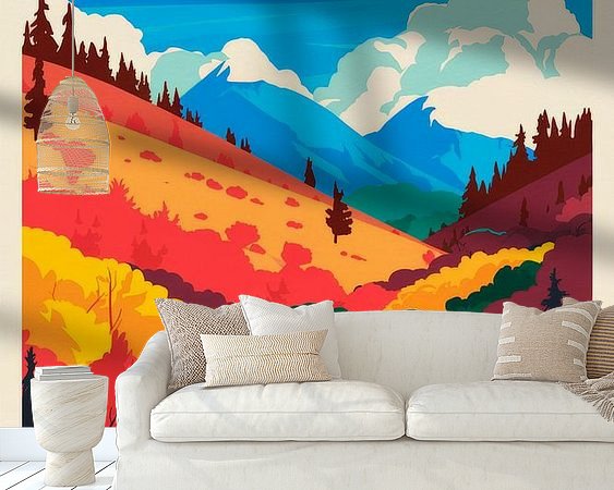 Example of the artwork in a room
