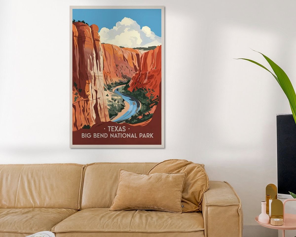 Example of the artwork in a room