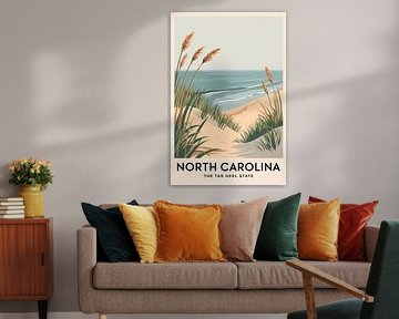 Noord-Carolina van Poster Art Shop