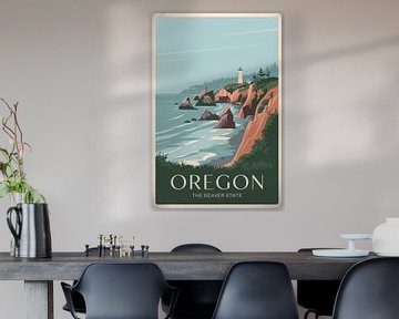 Oregon by Poster Art Shop
