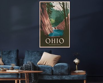 Ohio by Poster Art Shop