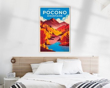 Pocono Mountains, Pennsylvania von Poster Art Shop