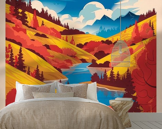 Example of the artwork in a room