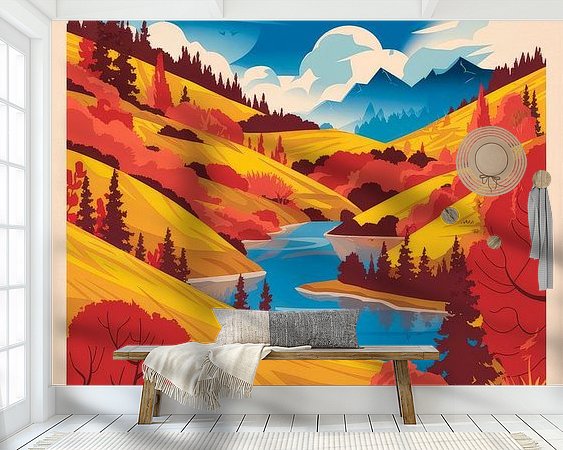 Example of the artwork in a room