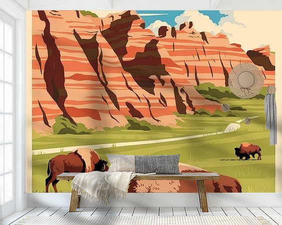 Example of the artwork in a room