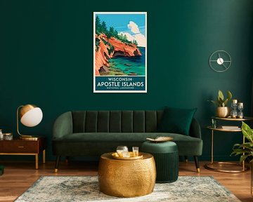 Apostle Islands, Wisconsin by Poster Art Shop