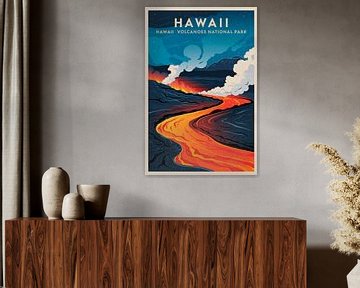 Hawaii van Poster Art Shop