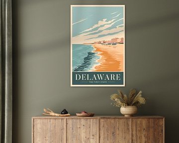 Delaware by Poster Art Shop