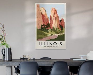 Illinois van Poster Art Shop