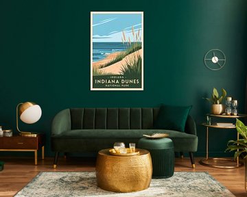 Indiana Dunes National Park, Indiana van Poster Art Shop