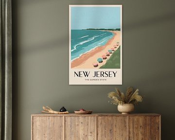 New Jersey by Poster Art Shop