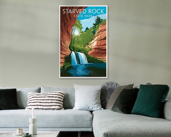 Example of the artwork in a room