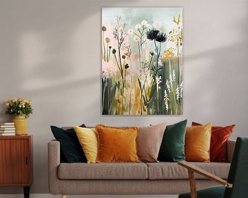 Bloemschilderij | Garden of Silence van Zen en Meer
