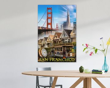 Collage San Francisco van Dieter Walther